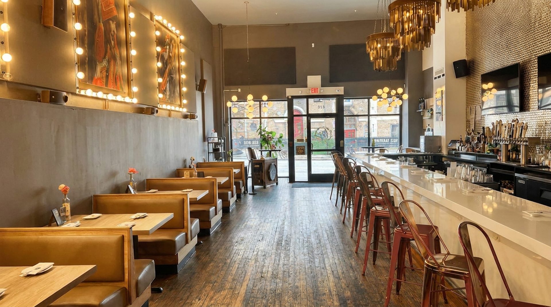 Downtown Richmond dining room