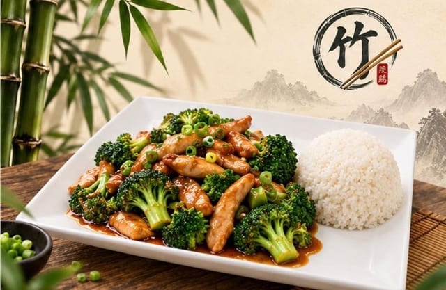 Chicken with Broccoli.