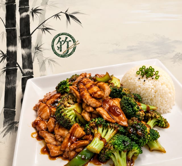 Chicken with Broccoli.