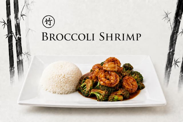 Shrimp with Broccoli.
